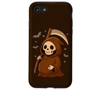 Adorable Faucheuse de Dessin animé Maman pour Devenir Une mère d'halloween Coque pour iPhone SE (2020) / 7/8