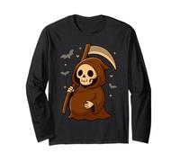 Adorable Faucheuse de Dessin animé Maman pour Devenir Une mère d'halloween Manche Longue