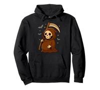 Adorable Faucheuse de Dessin animé Maman pour Devenir Une mère d'halloween Sweat à Capuche