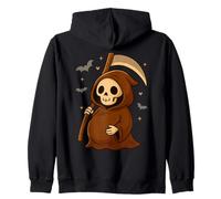 Adorable Faucheuse de Dessin animé Maman pour Devenir Une mère d'halloween Sweat à Capuche
