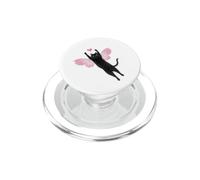 Adorable fée Noire en Forme de cœur PopSockets PopGrip pour MagSafe
