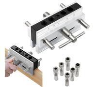 Adorable gabarit de cheville de centrage, gabarit de guidage de perçage central pour le travail du bois, gabarit de cheville en bois élargi, guide de perçage électrique, guide de perçage à largeur