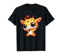Adorable Girafe de Dessin animé Kawaii T-Shirt