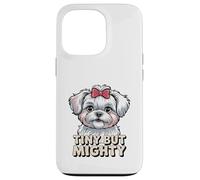 Adorable Graphique Maltais Coque pour iPhone 13 Pro