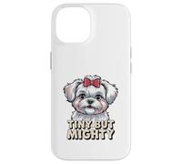 Adorable Graphique Maltais Coque pour iPhone 14