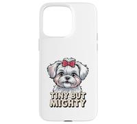 Adorable Graphique Maltais Coque pour iPhone 15 Pro Max