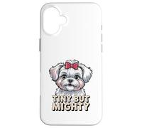 Adorable Graphique Maltais Coque pour iPhone 16 Plus