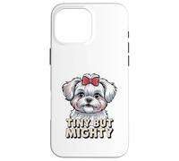 Adorable Graphique Maltais Coque pour iPhone 16 Pro Max
