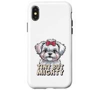 Adorable Graphique Maltais Coque pour iPhone X/XS