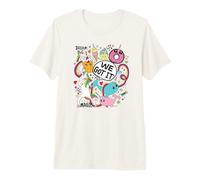 Adorable gribouillage Licorne narval T-Shirt Haut de Gamme