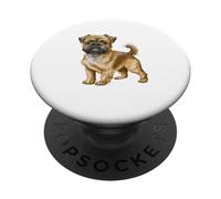 Adorable Griffon de Bruxelles pour Les Amoureux des Chiens PopSockets PopGrip Adhésif