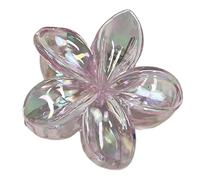 Adorable Hair Clip, Electroplate Tropical Flower Hairpin, Claw Clips for Thick and Thin Hair, Women and Girls Hair Accessories, Electroplate Hairpin, Floral Hair Claw Clip