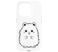 Adorable hamster mignon visage amusant ami à fourrure Coque pour iPhone 15 Pro