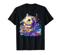Adorable hamster parmi les fleurs sauvages T-Shirt