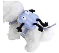 Adorable harnais à dos pour chien de petite et moyenne taille - Harnais de promenade avec sac de transport réglable pour chiens de petite et moyenne taille - Harnais de marche pour chiens avec