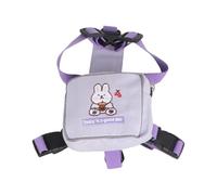 Adorable harnais de randonnée pour chien avec corde de traction, laisse réglable de 125 g pour voyage, extérieur, parc, camping, violet, jaune, vert
