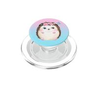 Adorable hérisson, Fleur, Papillon PopSockets PopGrip pour MagSafe