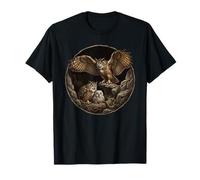 Adorable Hibou ornithologue ornithologue Printemps-Oiseau de Proie Oiseaux T-Shirt