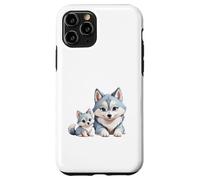 Adorable Husky sibérien Maman et Chiots Coque pour iPhone 11 Pro