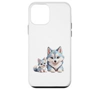 Adorable Husky sibérien Maman et Chiots Coque pour iPhone 12 Mini