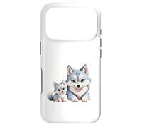 Adorable Husky sibérien Maman et Chiots Coque pour iPhone 17 Pro
