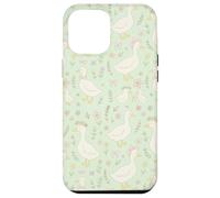 Adorable imprimé Floral Cottagecore Vert et Rose Pastel Coque pour iPhone 12 Pro Max