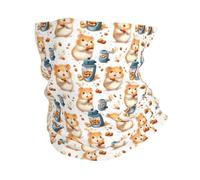 Adorable Imprimé Kawaii Cochon d'Inde Homme Femme Bandana Multifonctionnel Cache Cou Douce Écharpe Tube pour Marche Golf Voyage Course À Pied