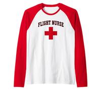 Adorable infirmière de vol Medevac RN NP Sisters Vacay Lifeguards Manche Raglan