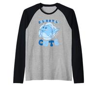 Adorable Jeu de Mots, Motif Dauphin, Amoureux des Animaux Manche Raglan
