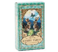 Adorable Jeu de Tarot Lapin : Cartes d'Esprit Animal Guérisseur pour Débutants, Outil de Divination Unique, Jeu Oracle pour Méditation et Voyage Spirituel, Jeu de Cartes, 78 Cartes, Convient pour Jeu