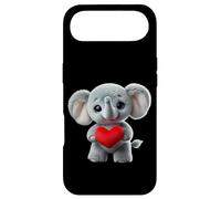 Adorable Jouet éléphant Mignon avec Forme de cœur Rouge Mania Coque pour iPhone Air