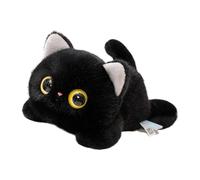Adorable Jouet En Peluche De Chats Couchés À Gros Yeux, Poupée À Câlin