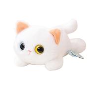 Adorable Jouet En Peluche De Chats Couchés À Gros Yeux, Poupée À Câlin