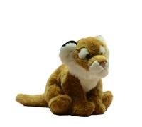 Adorable Jouet en Peluche Tigre Assis - Animal Orange réaliste avec Rayures Poupée de Douce et câline for décoration Safari