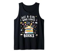 Adorable, Juste Une Fille Qui Aime Les Livres, Un Joli ver de bibliothèque Débardeur