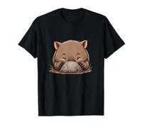 Adorable Kawaii Australien Wombat Rock Lover T-Shirt