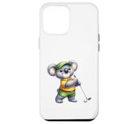 Adorable Koala Golfeur - Motif Koala Amusant Coque pour iPhone 12 Pro Max