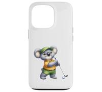 Adorable Koala Golfeur - Motif Koala Amusant Coque pour iPhone 13 Pro