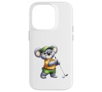 Adorable Koala Golfeur - Motif Koala Amusant Coque pour iPhone 14 Pro