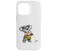 Adorable Koala Golfeur - Motif Koala Amusant Coque pour iPhone 14 Pro Max