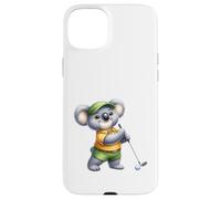 Adorable Koala Golfeur - Motif Koala Amusant Coque pour iPhone 15 Plus