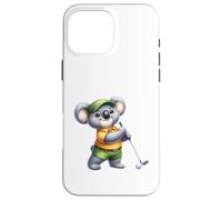 Adorable Koala Golfeur - Motif Koala Amusant Coque pour iPhone 16 Pro Max