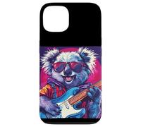 Adorable koala musicien pour une performance funky Coque pour iPhone 13