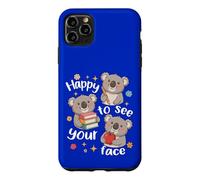 Adorable Koala pour la rentrée Scolaire Heureux de Voir Votre Visage Coque pour iPhone 11 Pro Max