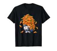 Adorable Lapin de Pâques Facteur surchargé de Carottes T-Shirt