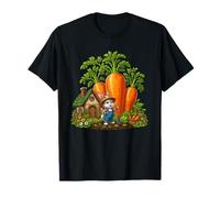 Adorable Lapin Fermier avec Carotte géante T-Shirt