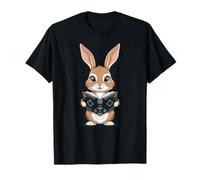 Adorable Lapin Livre lisant des Histoires Magiques T-Shirt