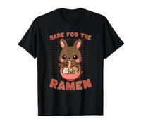 Adorable Lapin Mangeant des Ramen Art Gourmand Kawaii T-Shirt