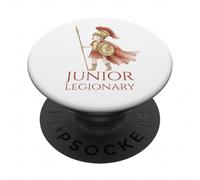 Adorable légionnaire Romain Antique - Future Centurion - SPQR Rome PopSockets PopGrip Adhésif