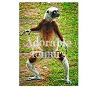 Adorable lemurs (Wall Calendar 2026 DIN A2 portrait), CALVENDO 12 Month Wall Calendar: Madagascar is the exclusive and endemic home of lemurs